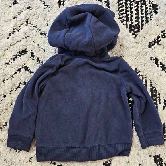 Carter's Baby Boy 2 Piece Long Sleeve Fleece Zipper Hoodie Pants Set 12M - Picture 3 of 6